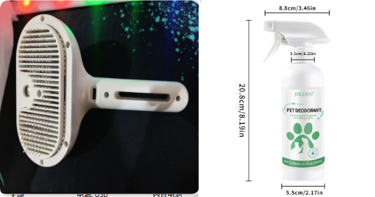 Transform Your Pet's Grooming Routine with the Pet Self-Cleaning Grooming Brush