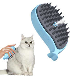 Revitalize Your Pet's Grooming Routine with Our 3-In-1 Steam Grooming Brush!